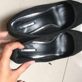 Berskha Black Pump Heels Shoes