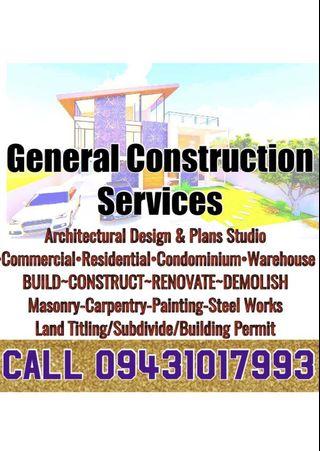 Construction Services and Architectural Design