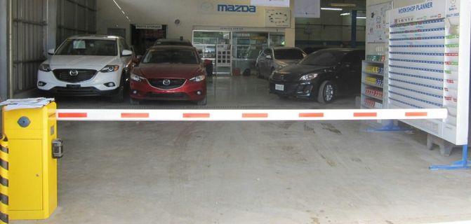 Automatic Boom Parking Barrier Car Barrier Aluminum Boom with Rubber