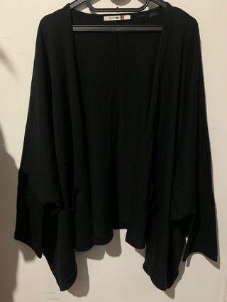 Black Oversized Cardigan