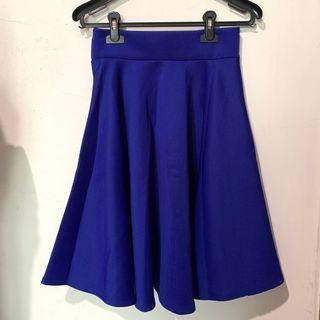 Blue Flare Skirt