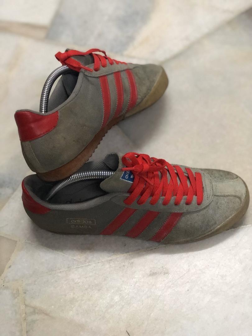 adidas bamba brown