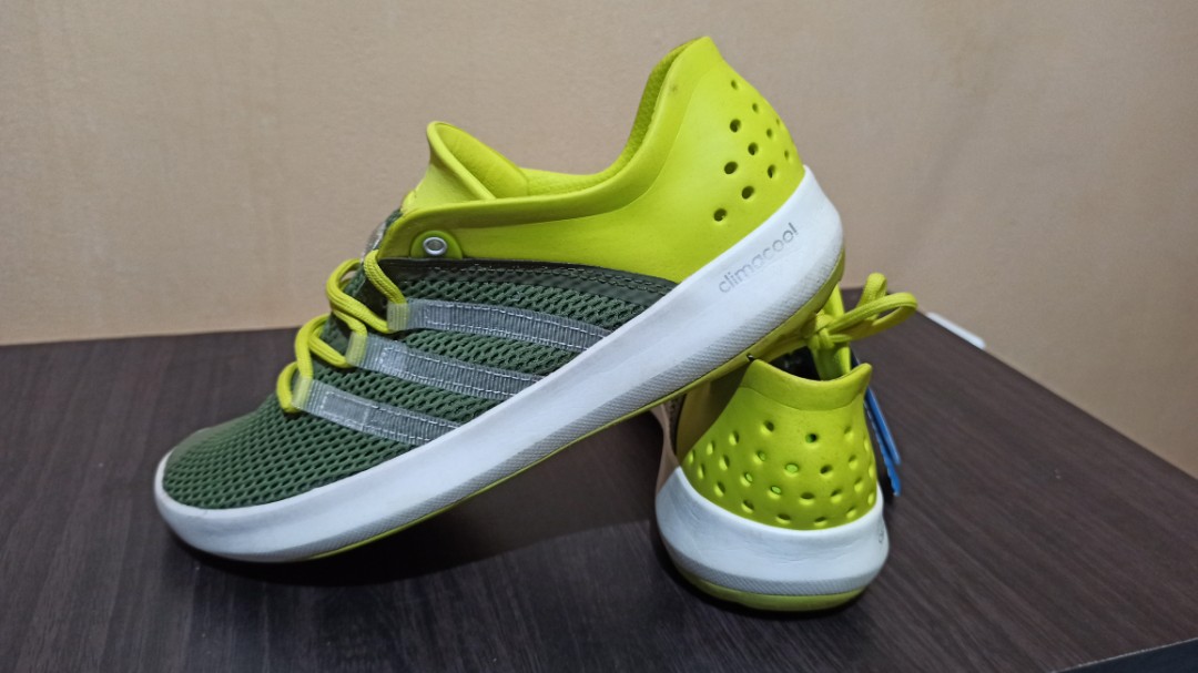 Adidas Climacool Army Green Men s Fashion Footwear Slippers Slides on Carousell