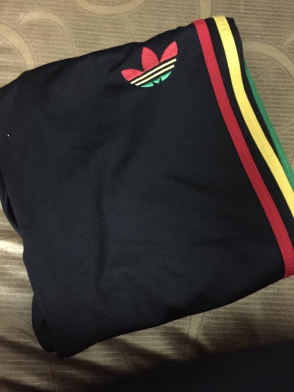 Adidas rasta tracksuit bottoms clearance