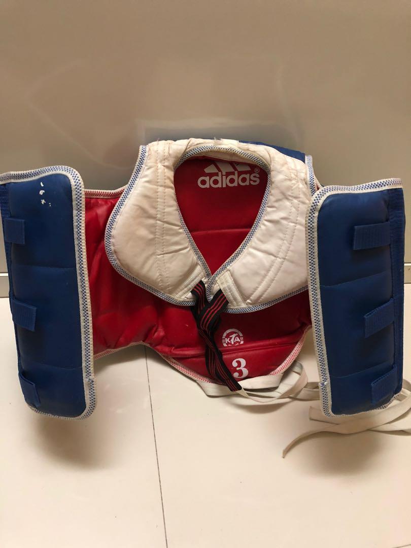 Adidas Taekwondo Chest Guard, Health & Nutrition, Braces, Support