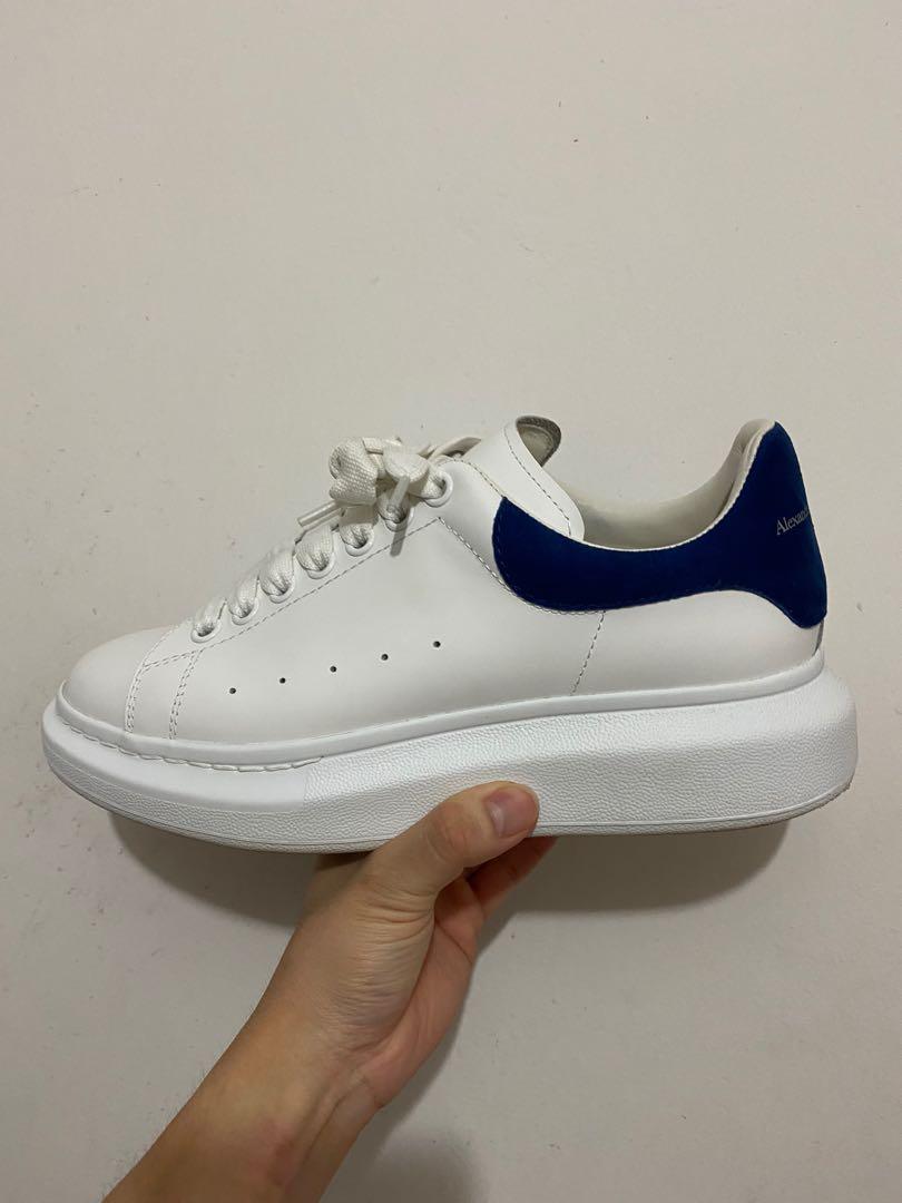 Alexander mcqueen white and navy outlet