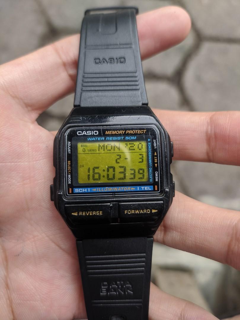 Am Tangan Casio Vintage Jadul Databank Data Bank Db Dbc Cmd Aw Calculator Kalkulator Fesyen Pria Jam Tangan Di Carousell