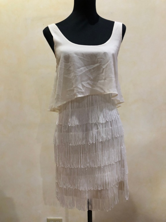 american eagle white dress