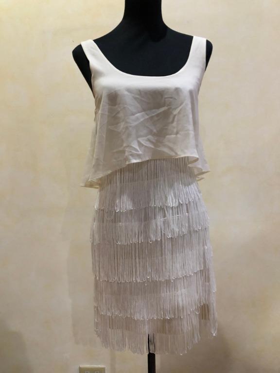 great gatsby white dress