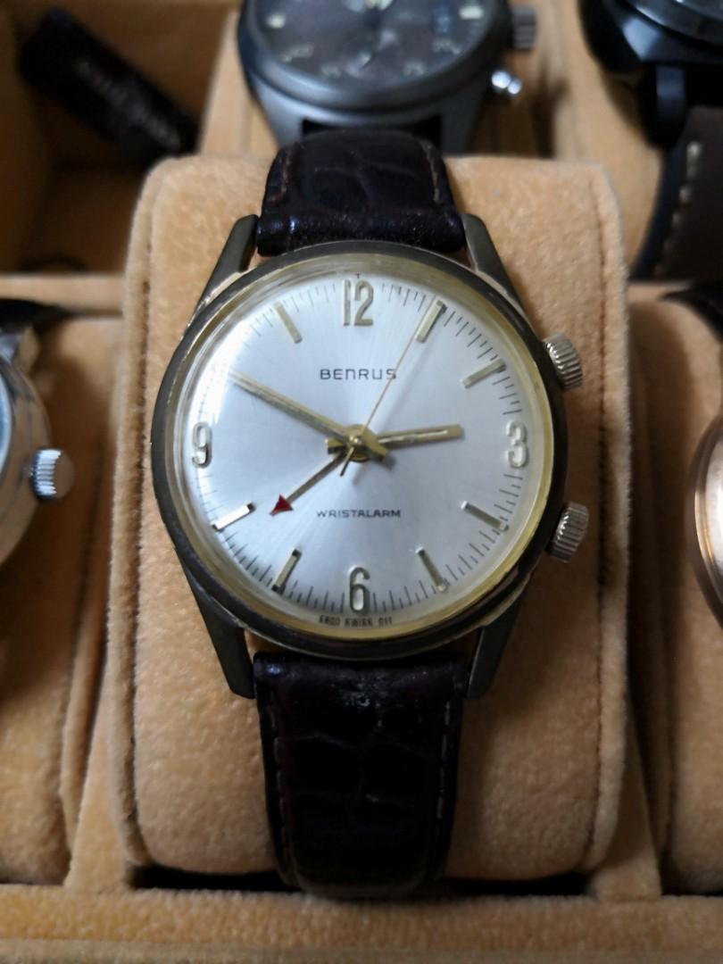 1965s Benrus Vintage wrist alarm watch 