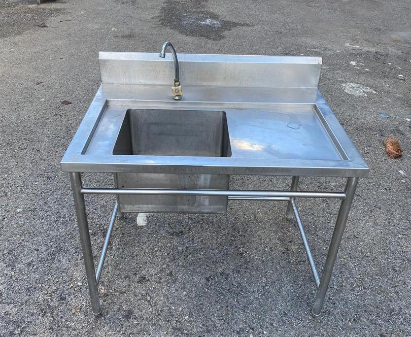 Berjaya CKE Single Bowl Stainless Steel Sink, Furniture & Home Living