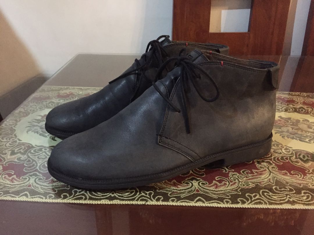 Camper Mens Leather Chukka Men s Fashion Footwear Dress Shoes