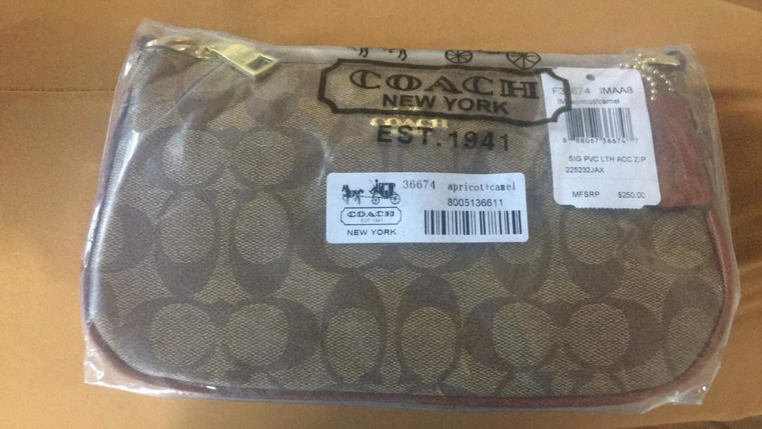 Coach Top Handle Pouch