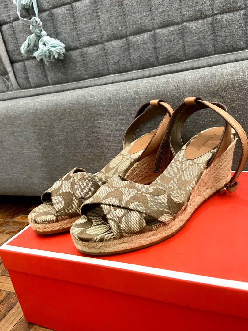 Coach wedge clearance heels