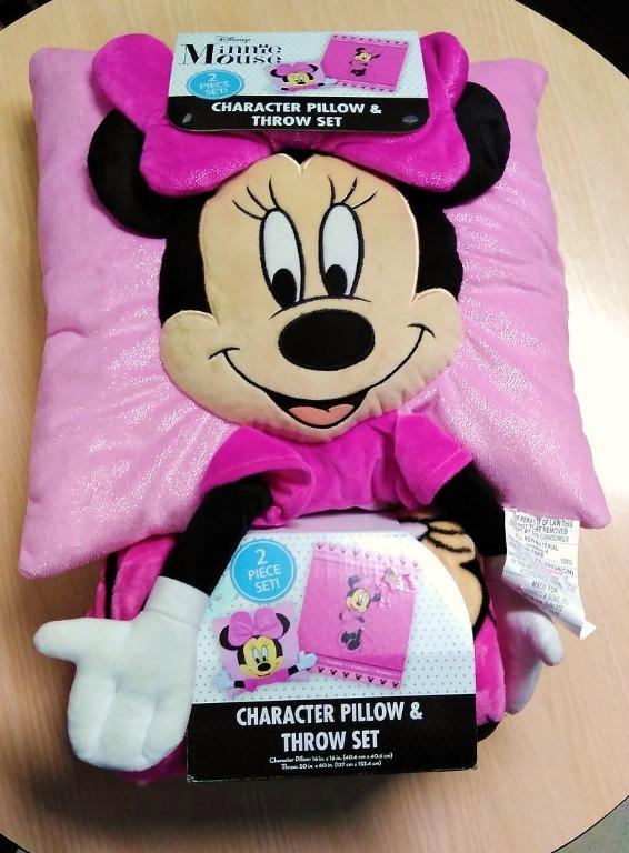 Character pillow and throw set hotsell