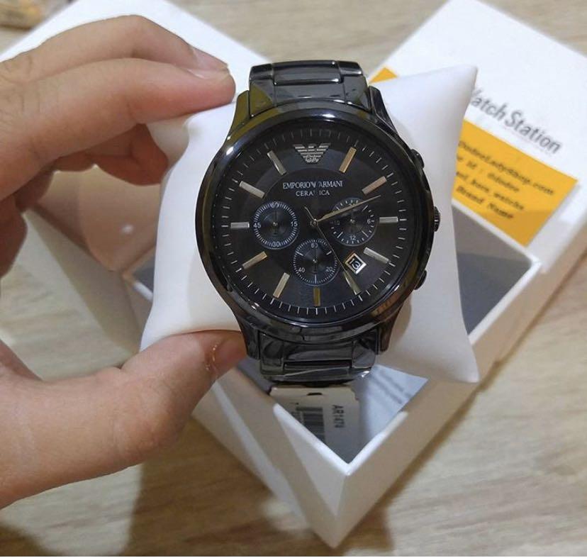 Emporio Armani Ceramic Analog Watch AR1474 Men s Fashion Watches