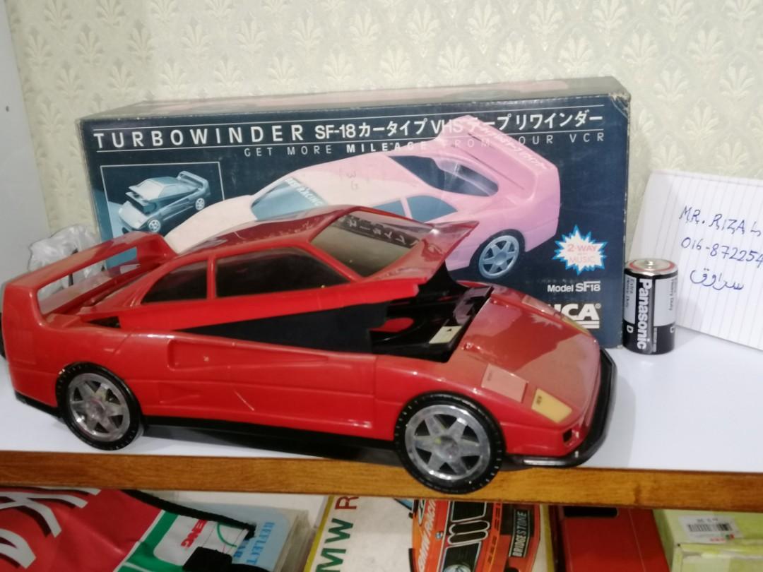 F1 Ferrari VHS Turbowinder Rewinder Sunca Video Tape Car, Furniture