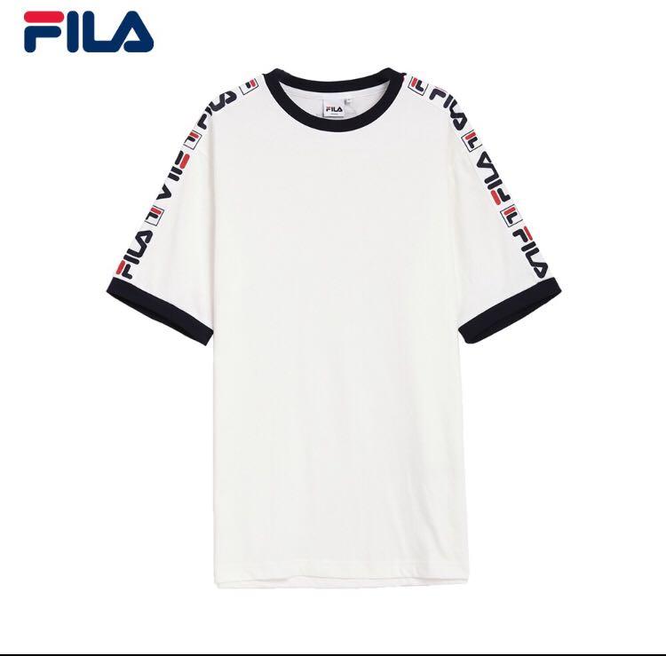 FILA Korea Collection Side Taped T shirt Unisex