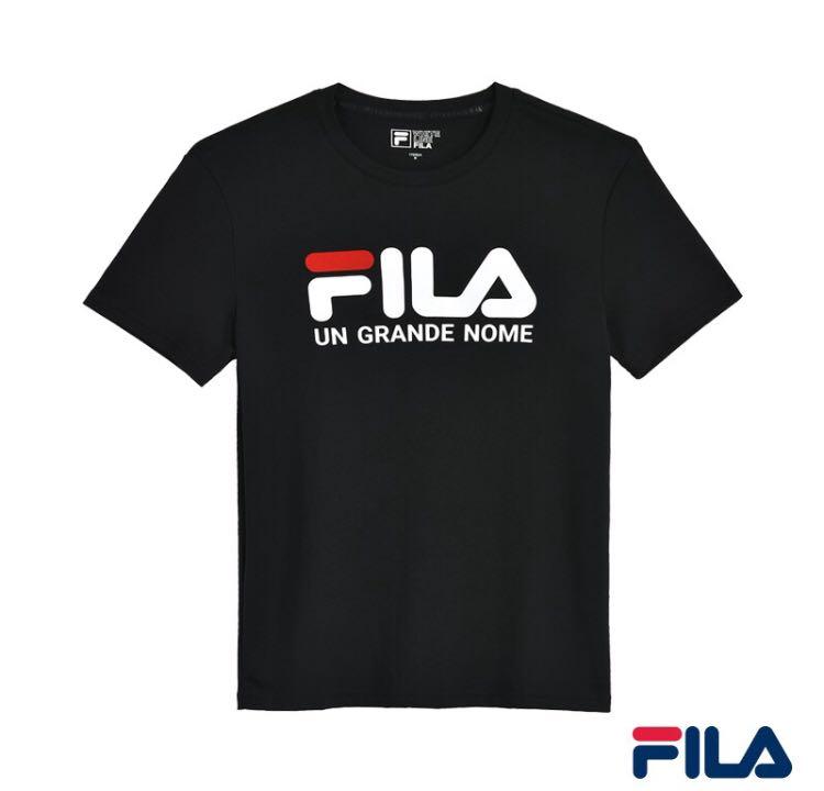 FILA Korea Collection Side Taped T shirt Unisex Men s Fashion Tops Sets Tshirts Polo Shirts on Carousell