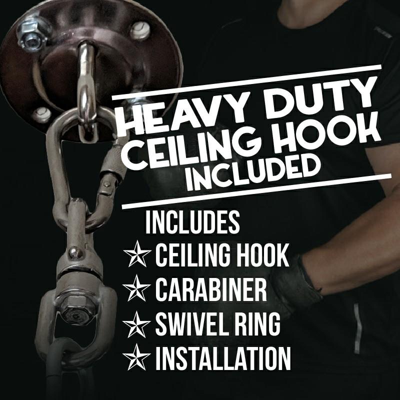 Fitness Punching Bag WITH installation, Sports, Weights & Gym Equipment