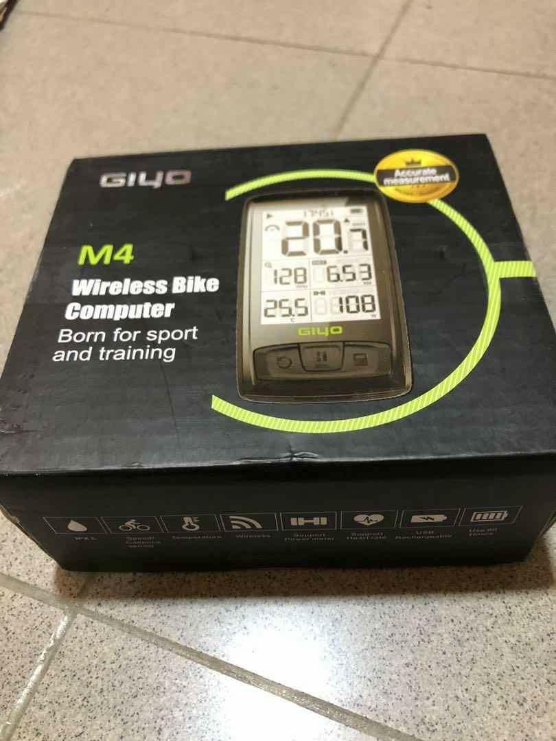 Giyo m4 hotsell wireless bike computer