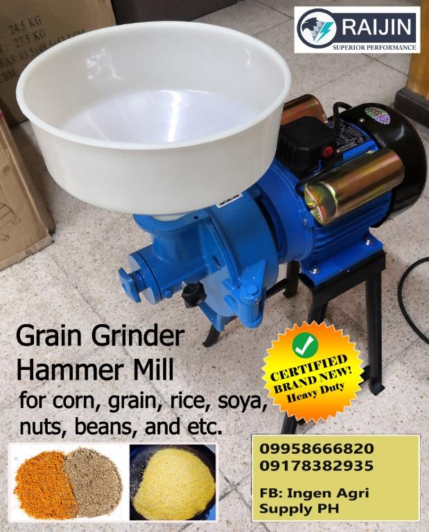 Hammer Mill Corn and Grain Grinder Pulverizer BRAND NEW, Commercial & Industrial, Construction