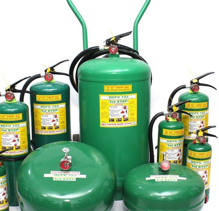 1st Step Fire Extinguisher HCFC 123 (Green) Premium Quality (Category: Construction Tools & Equipment) located in Quezon City. Submitted by iker3091 (Listing ID 282415415, Image 1). Description: First Step HCFC123 Fire Extiguishers (ISO Lic No. Q-1202) Ideal for all classes of Incipient Fires, Clean Agent, Non Toxic, Non Corrosive, Non Electric Conductor, No Mess, Suitable for Computers and other Electronic Devices, Multi Shots Approved and Low O