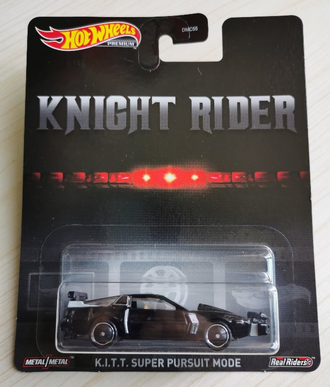 HOT WHEELS PREMIUM - KNIGHT RIDER K.I.T.T. SUPER PURSUIT MODE REAL