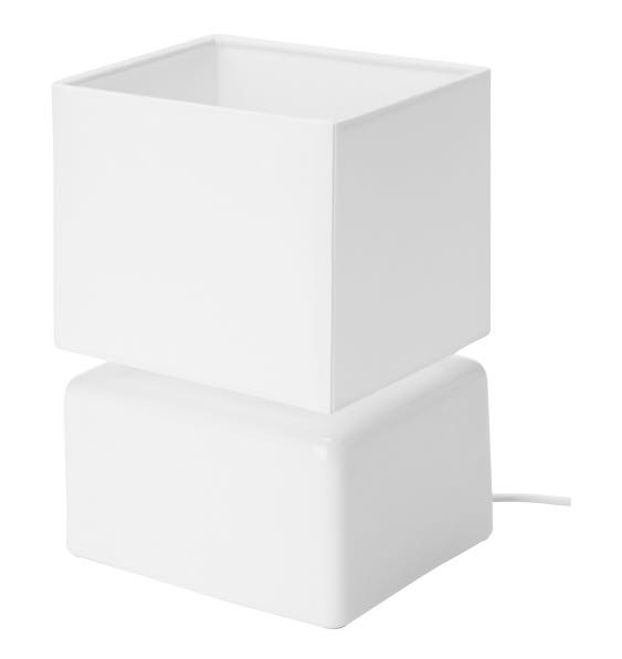 IKEA VISSLEBO Table lamp, ceramic white