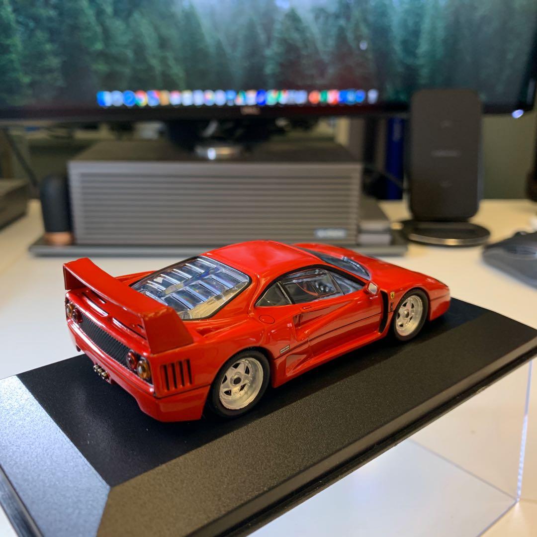 IXO Ferrari F40 red 1:43, 興趣及遊戲, 收藏品及紀念品, 明星周邊