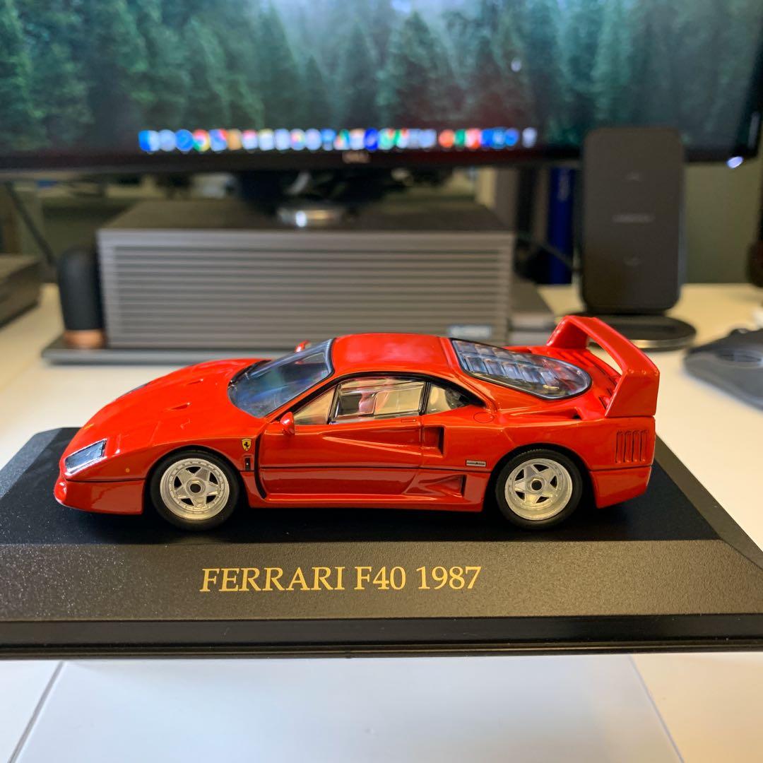 IXO Ferrari F40 red 1:43, 興趣及遊戲, 收藏品及紀念品, 明星周邊 
