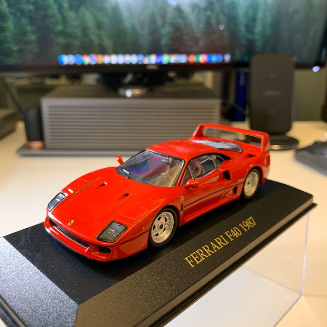 IXO Ferrari F40 red 1:43, 興趣及遊戲, 收藏品及紀念品, 明星周邊 