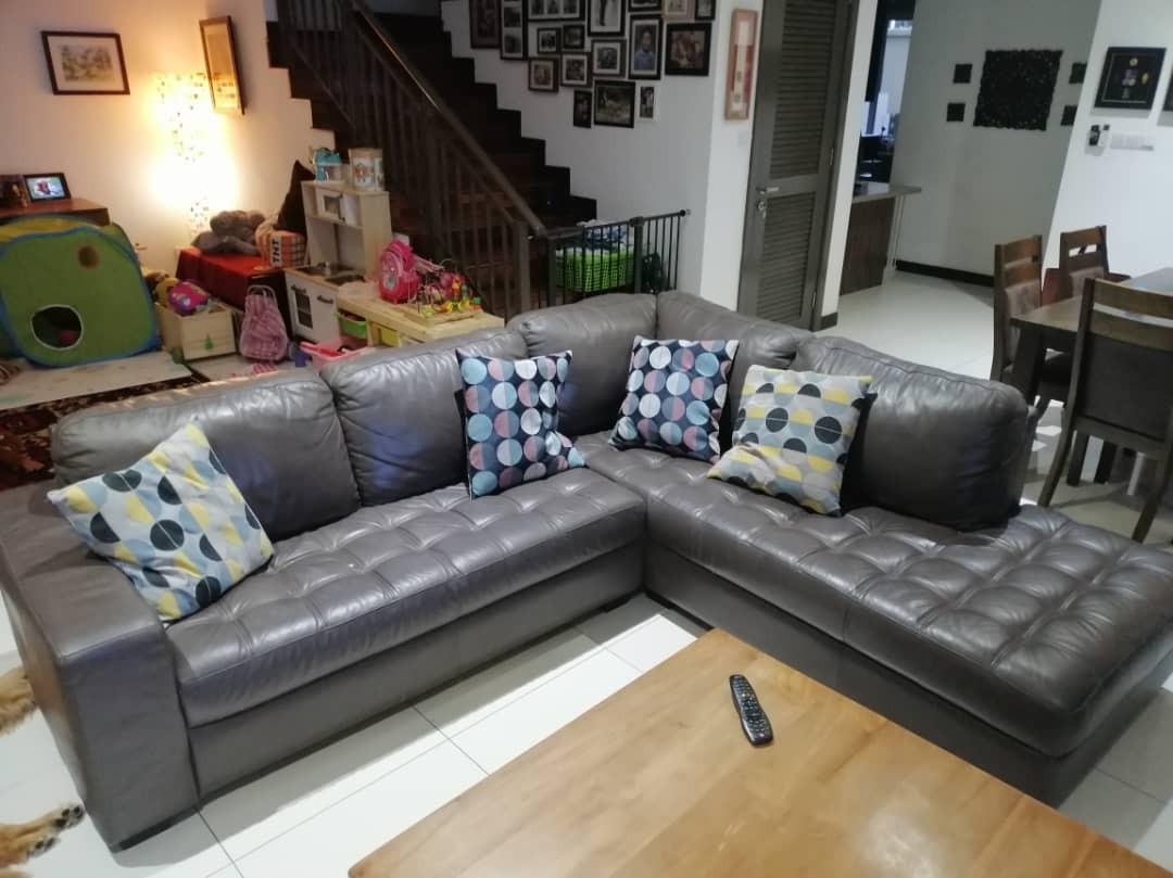 L Shape Sofa Harvey Norman, Furniture & Home Living, Furniture, Sofas