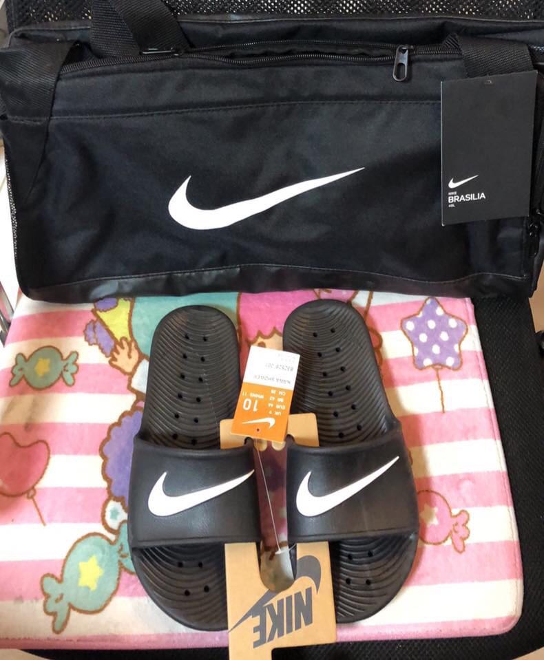 Nike slides bag on sale
