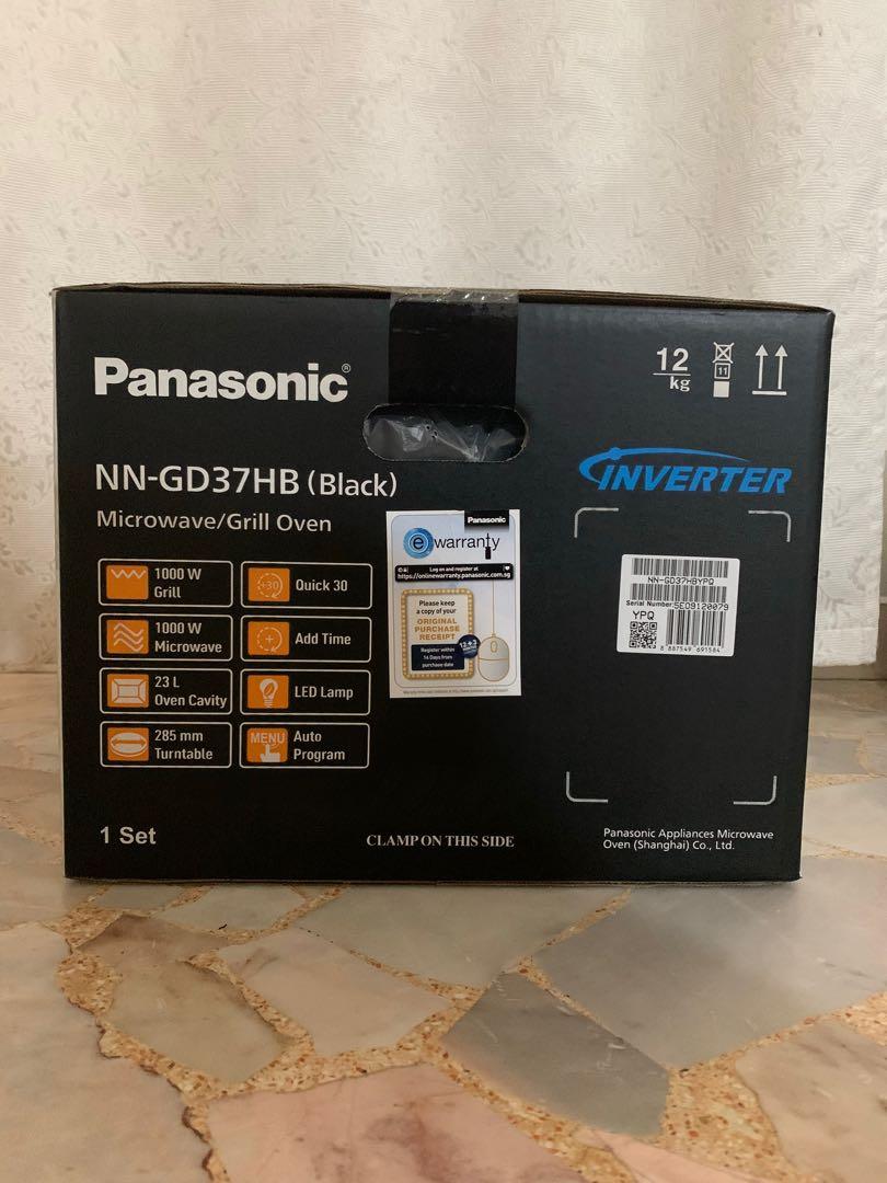 Panasonic NN-GD37HB Microwave Grill Oven, Home Appliances, Kitchenware ...
