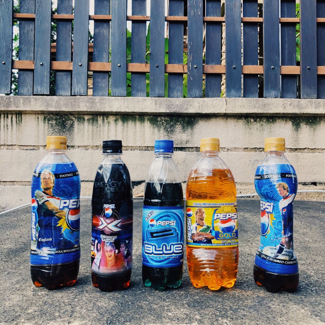 Pepsi Plastic bottle set, Furniture & Home Living, Home Decor, Vases