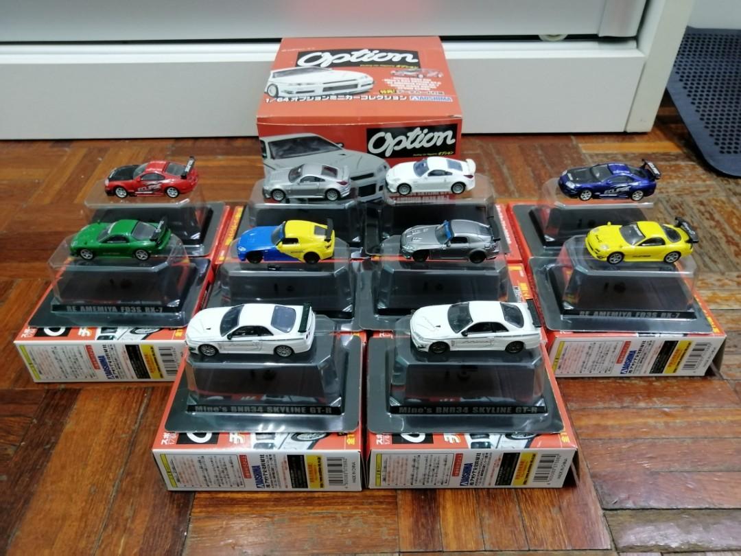 *RARE* Aoshima 1/64 Option series 1 complete set with box., Hobbies