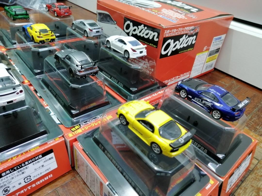 *RARE* Aoshima 1/64 Option series 1 complete set with box., Hobbies