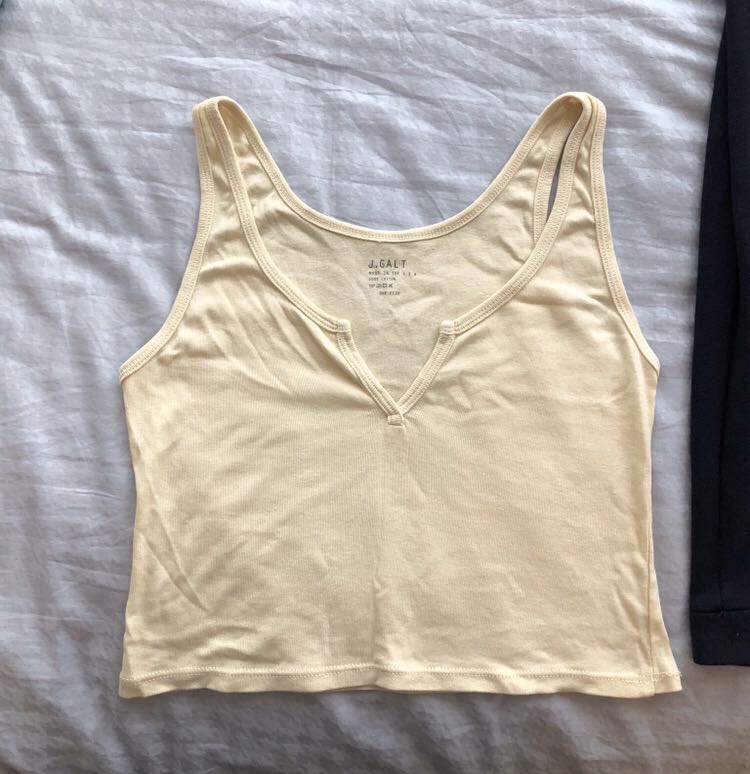 pale yellow camisole