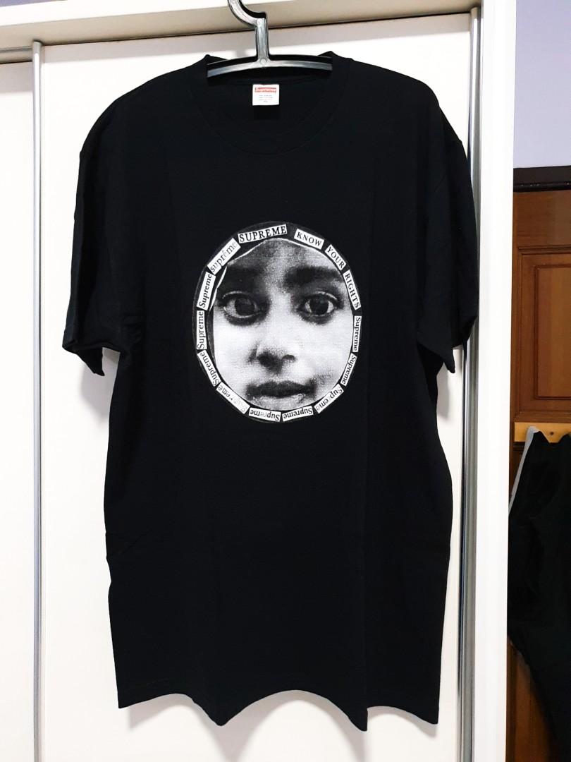 Supreme Know Your Rights Tee Men s Fashion Tops Sets Tshirts Polo Shirts on Carousell