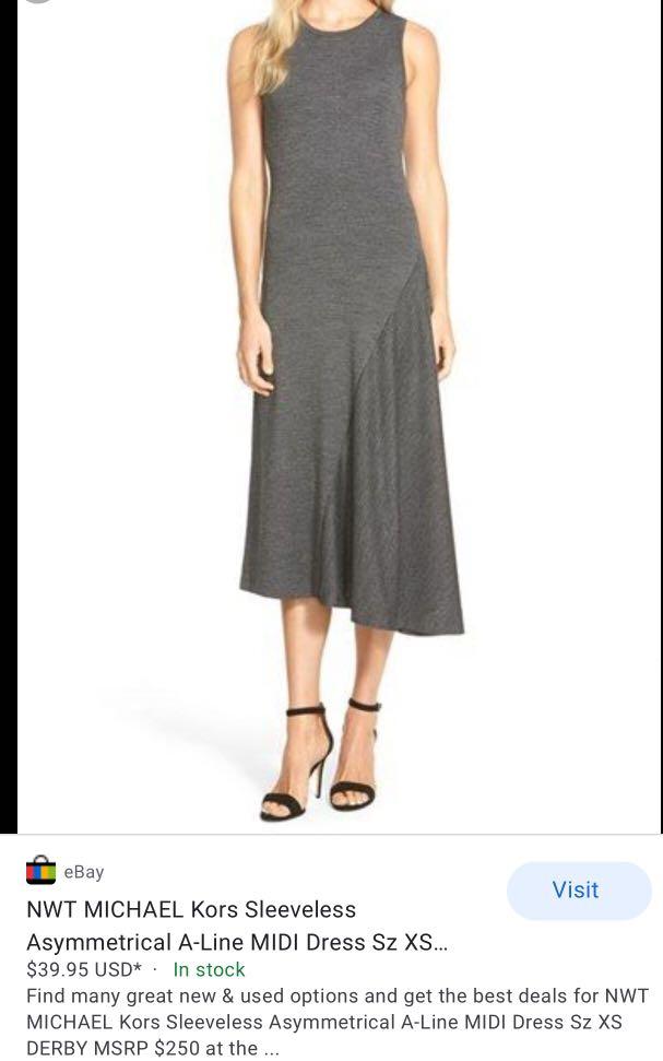 michael kors midi dress