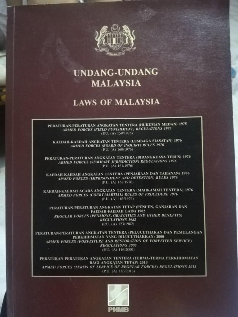 buku undang undang malaysia