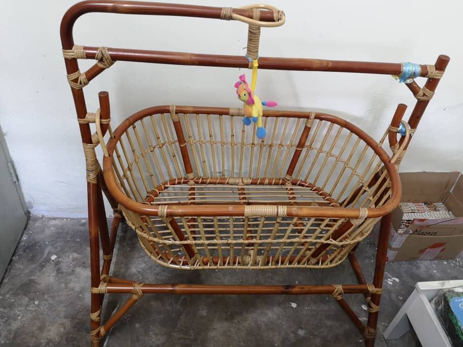 Bamboo Baby Cot, Babies & Kids, Bathing & Changing, Other Baby Bathing