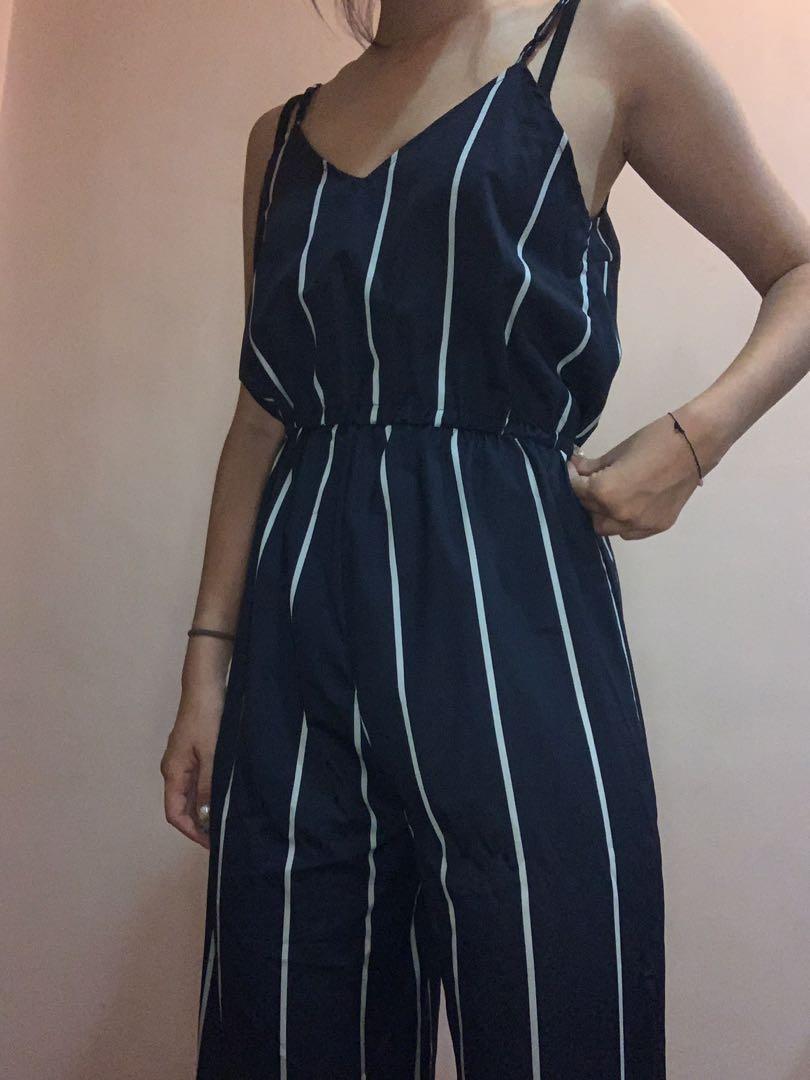 Zaful Striped Jumpsuit