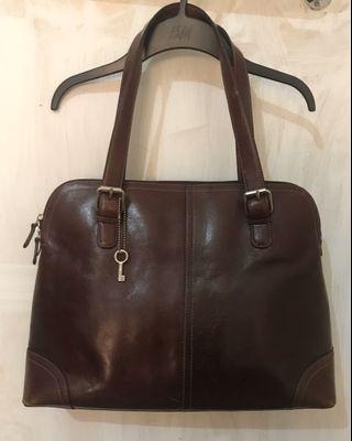 Authentic Fossil Leather Bag