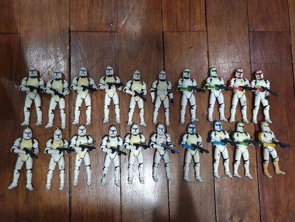 Star Wars phase 1 clone troopers
