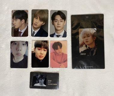 EXO Official Photocards PC Seasons Greetings SG 2020 Pre Order Benefit POB