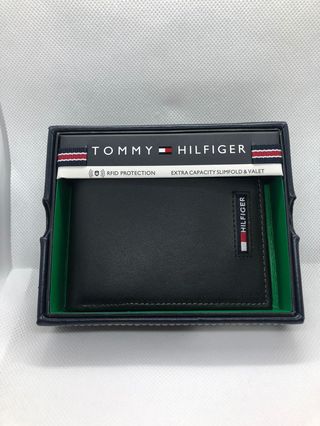 🇺🇸Tommy Hilfiger Leather Men Wallet Black 美國入口真皮銀包 男裝銀包黑色64201238156289110