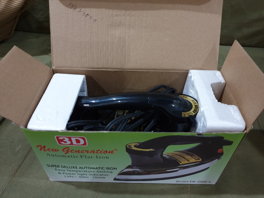 3D Automatic Flat Iron SM 2000 II TV Home Appliances Washing