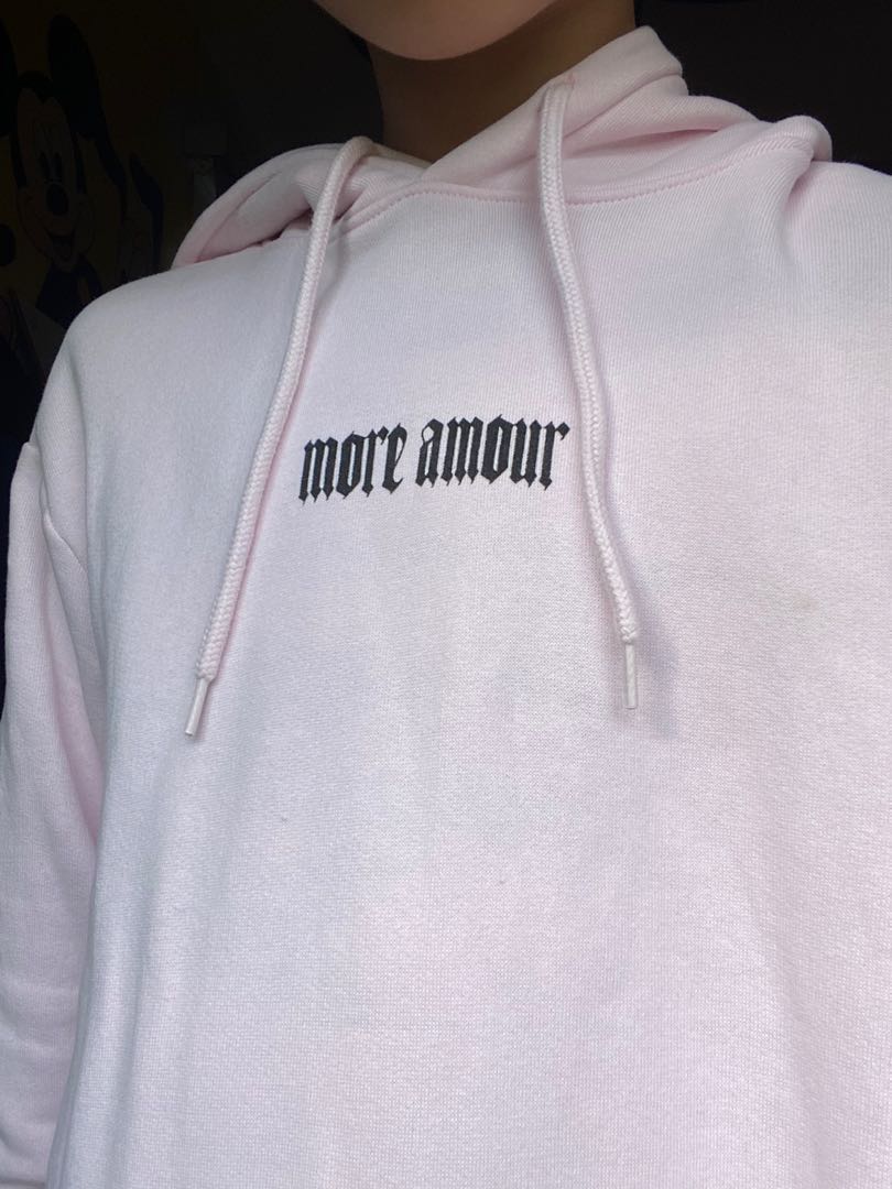 pink hoodie amour